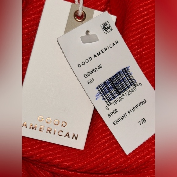 Good American Red Always Fit One Piece Sz 4XL/5XL Swimsuit Beach Vacation NWT - Picture 4 of 5